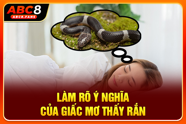 Làm rõ ý nghĩa của giấc mơ thấy rắn